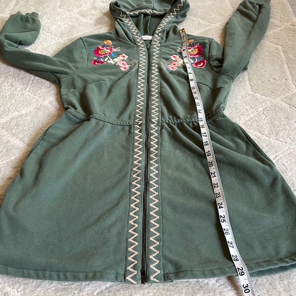 Solitaire Embroidered Hoodie Jacket - Picture 12 of 14